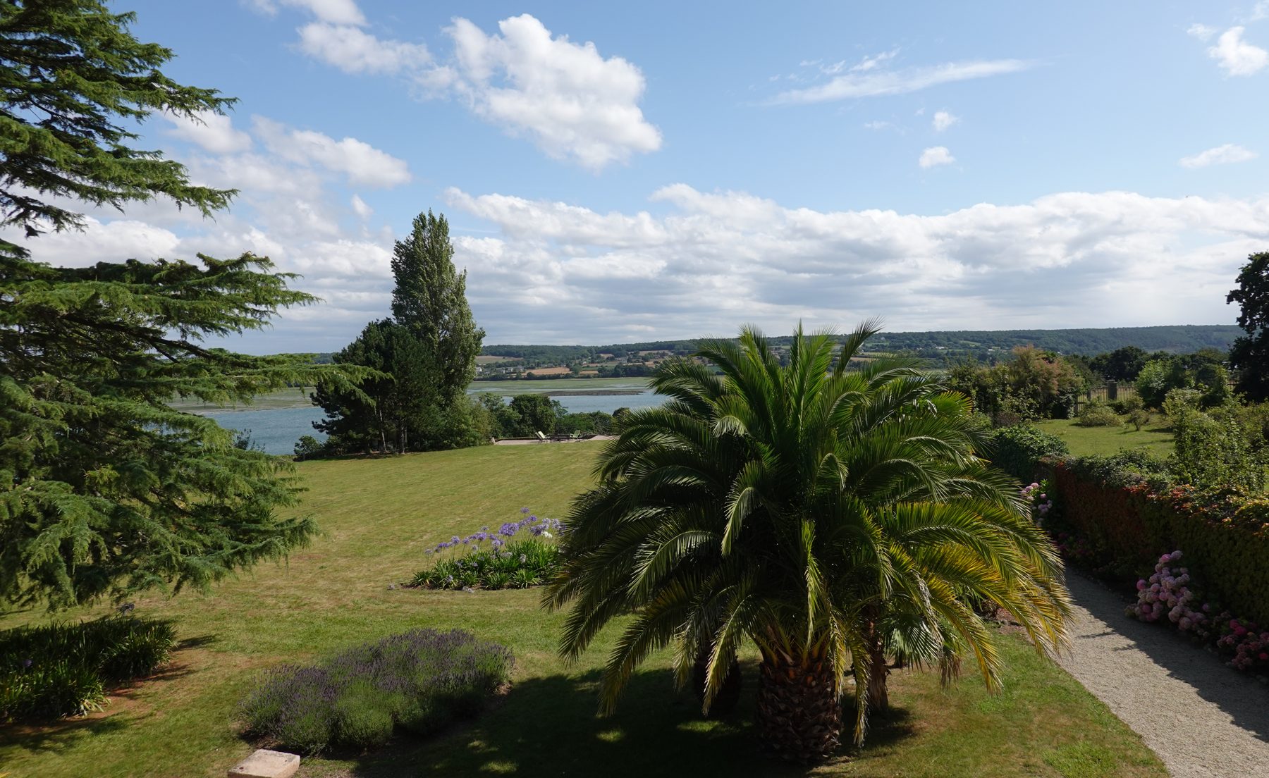 L’estuaire du Trieux depuis le parc du manoir