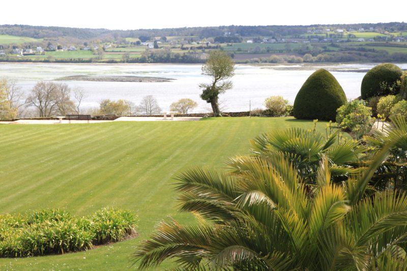 Le Trieux depuis le jardin