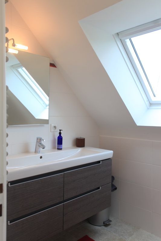 Salle de bain sous les toits